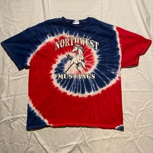 Northwest Mustangs tie dye tee